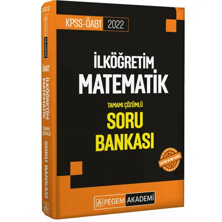 Pegem Akademi 2022 KPSS ÖABT İlköğretim Matematik Soru Bankası