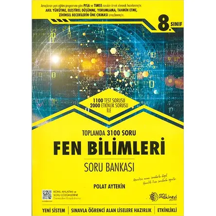 8.Sınıf Fen Bilimleri Soru Bankası Soru Makinesi Yayınları