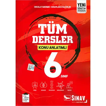 Sınav 6.Sınıf Tüm Dersler Konu Anlatımlı