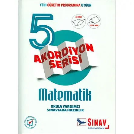 Sınav 5.Sınıf Akordiyon Serisi Matematik Aç Konu Katla Soru