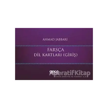 Farsça Dil Kartları (Giriş) - Ahmad Jabbari - Gece Kitaplığı