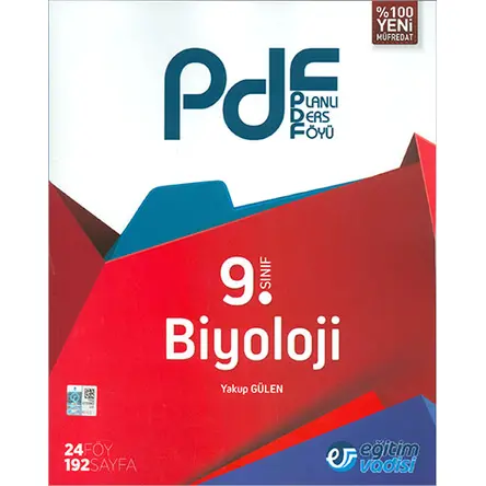 Eğitim Vadisi 9.Sınıf Biyoloji PDF Planlı Ders Föyü