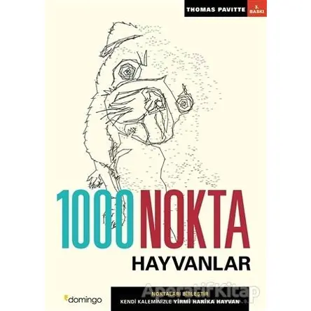1000 Nokta - Hayvanlar - Thomas Pavitte - Domingo Yayınevi