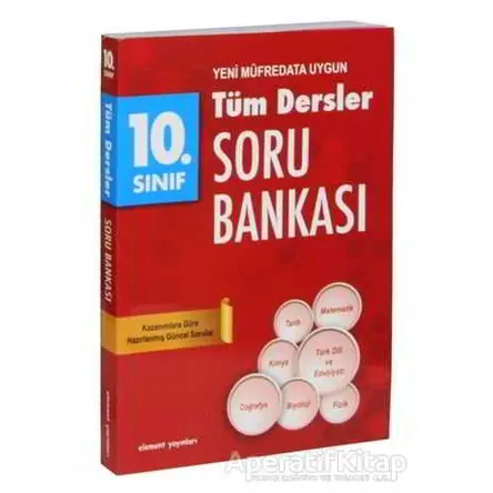 Element 10.Sınıf Tüm Dersler Soru Bankası