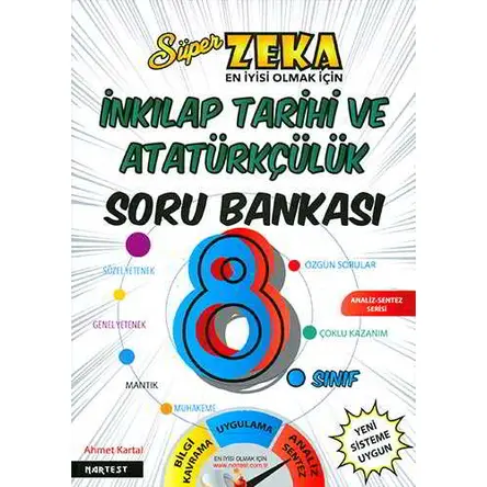 Nartest 8.Sınıf Süper Zeka İnkılap Tarihi Soru Bankası