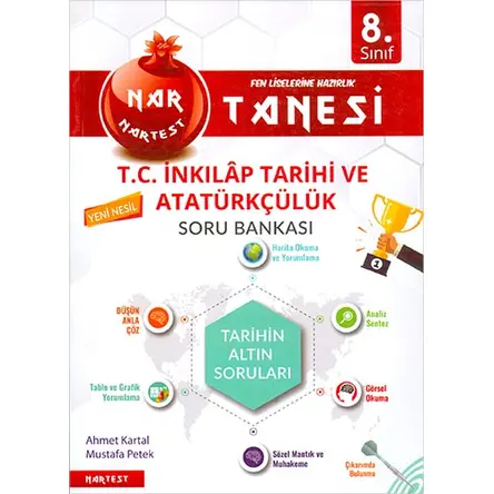 Nartest 8.Sınıf İnkılap Tarihi Soru Bankası