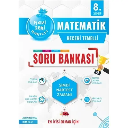 8.Sınıf Mavi Matematik Soru Bankası Nartest Yayınları