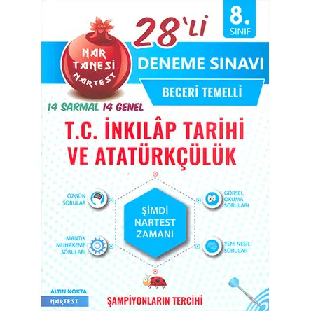 Nartest 8.Sınıf İnkılap Tarihi 28li Deneme Sınavı