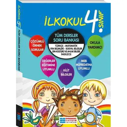 4. Sınıf Tüm Dersler Soru Bankası - Kolektif - Evrensel İletişim Yayınları