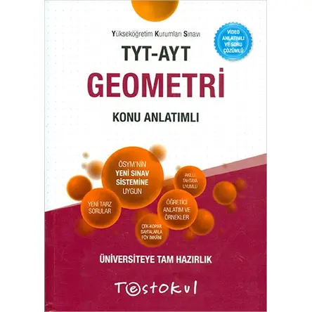 Testokul TYT AYT Geometri Soru Kitabı