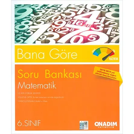 OnAdım 6.Sınıf Matematik Soru Bankası (2 Kitap)