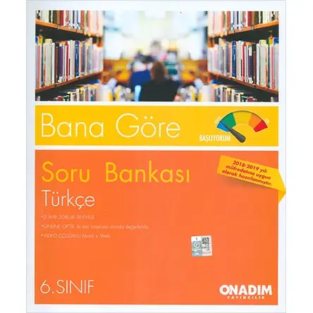 OnAdım 6.Sınıf Türkçe Soru Bankası (2 Kitap)