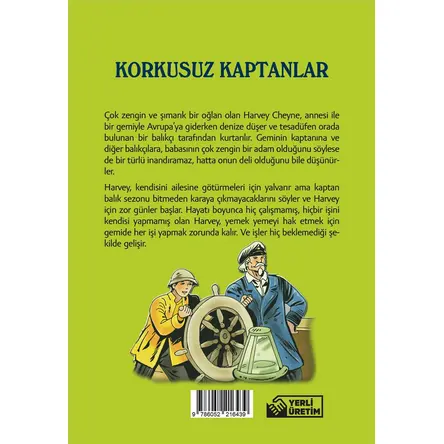 Korkusuz Kaptanlar - Rudyard Kipling - Aperatif Kitap Yayınları