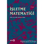 İşletme Matematiği - Bülent Kobu - Beta Yayınevi