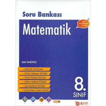 4 Adım 8.Sınıf Matematik Soru Bankası