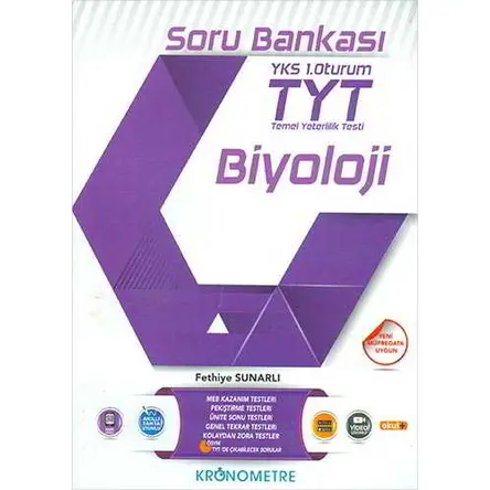 Kronometre TYT Biyoloji Soru Bankası