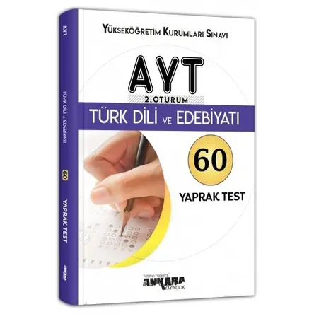 AYT Türk Dili ve Edebiyatı 60 Yaprak Test Ankara Yayıncılık