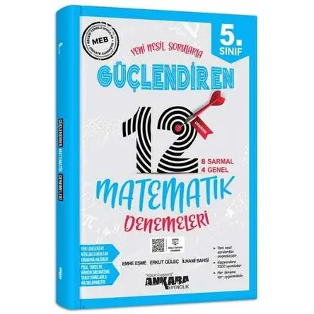 5. Sınıf Matematik Güçlendiren 12 Deneme Ankara Yayıncılık