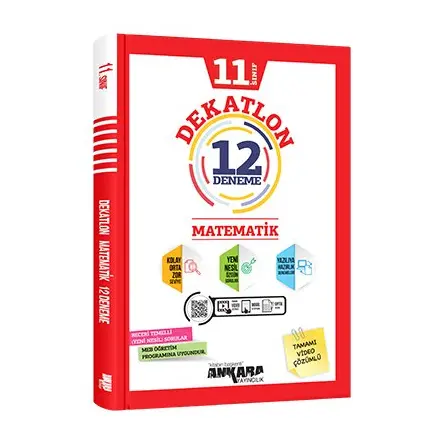 11. Sınıf Matematik Dekatlon 12 Deneme Ankara Yayıncılık