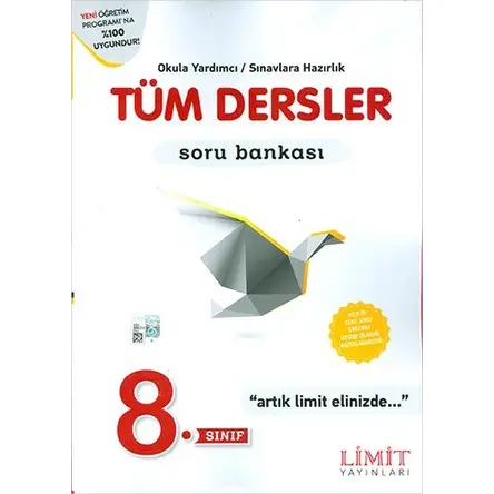 Limit 8.Sınıf Tüm Dersler Soru Bankası