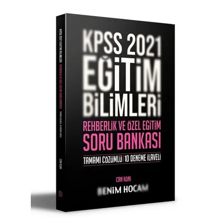 Benim Hocam 2021 KPSS Eğitim Bilimleri Rehberlik ve Özel Eğitim Soru Bankası