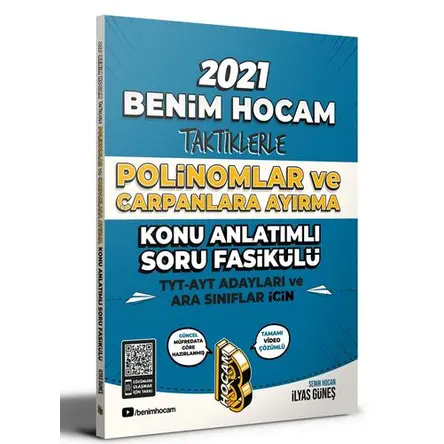 Benim Hocam 2021 TYT AYT İçin Taktiklerle Polinomlar ve Çarpanlara Ayırma