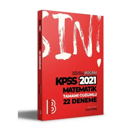 Benim Hocam 2021 KPSS Matematik Tamamı Çözümlü 22 Deneme