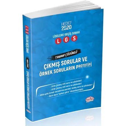 Editör LGS Çıkmış Sorular ve Örnek Soruların Prototipi