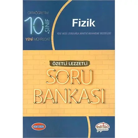 Editör 10.Sınıf Fizik Özetli Lezzetli Soru Bankası