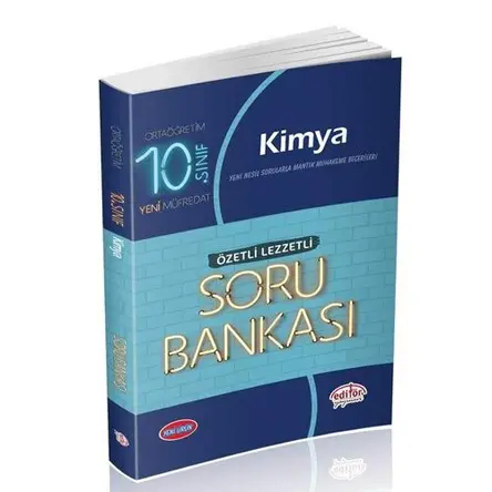 Editör 10.Sınıf VIP Kimya (Özetli Lezzetli) Soru Bankası