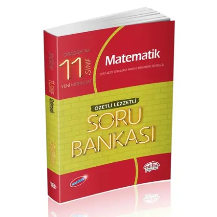 Editör 11.Sınıf Matematik Özetli Lezzetli Soru Bankası