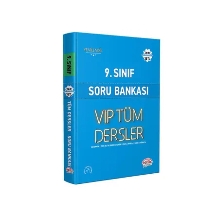 9. Sınıf VIP Tüm Dersler Soru Bankası Mavi Kitap Editör Yayınevi