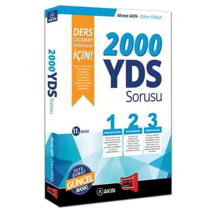 Yargı 2000 YDS Sorusu Ders Çalışmayı Sevmeyenler İçin 10.Baskı