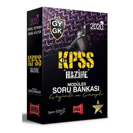 Yargı 2020 KPSS Lisans Hazine Çözümlü Modüler Soru Bankası Seti