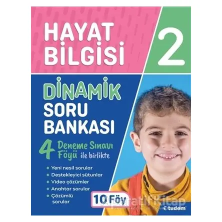 2. Sınıf Hayat Bilgisi Dinamik Soru Bankası (10 Föy) - Kolektif - Tudem Yayınları