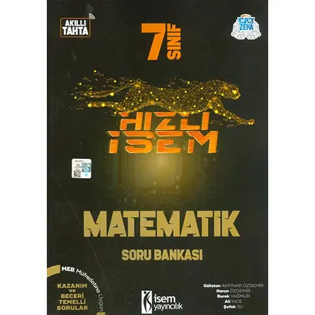 7.Sınıf Hızlı İsem Matematik Soru Bankası İsem Yayıncılık