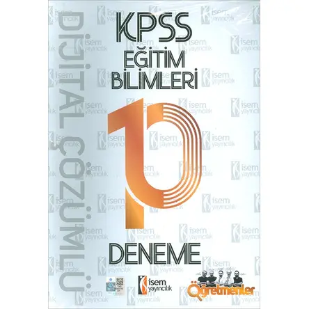 2021 KPSS Eğitim Bilimleri 10 Deneme İsem Yayıncılık