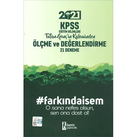 2021 İsem KPSS Eğitim Bilimleri Ölçme ve Değerlendirme 21 Deneme