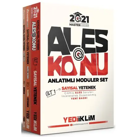 Yediiklim Master 2021 ALES Konu Anlatımlı Modüler Set