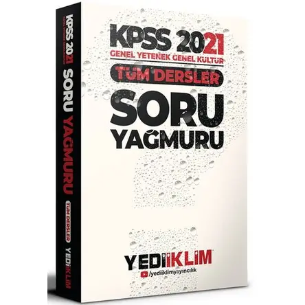 Yediiklim 2021 KPSS Lisans Tüm Dersler Soru Yağmuru