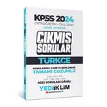 Yediiklim KPSS 2024 Ortaöğretim-Önlisans Türkçe Konularına Göre Çıkmış Sorular