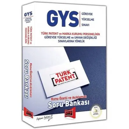 Yargı GYS Türk Patent ve Marka Kurumu Konu Özetli ve Açıklamalı Soru Bankası