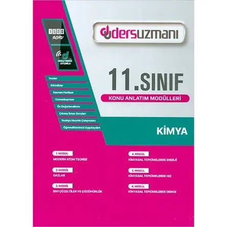 Ders Uzmanı 11.Sınıf Kimya Konu Anlatım Modülleri