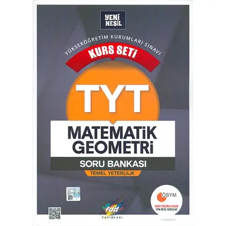 TYT Matematik Geometri Soru Bankası Kurs Seti FDD Yayınları