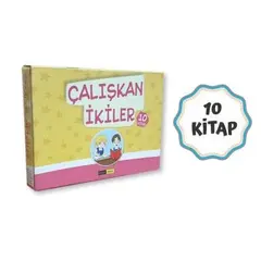 Çalışkan İkiler Seti - 10 Kitap Takım - Kolektif - Gendaş Çocuk