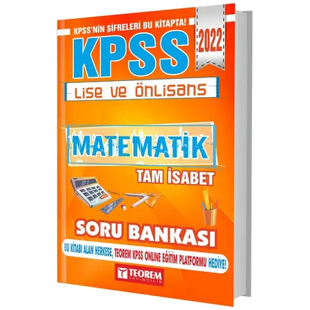 Teorem 2022 KPSS Lise Ön Lisans Matematik Tam İsabet Soru Bankası