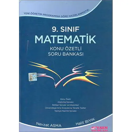 Esen 9.Sınıf Matematik Konu Özetli Soru Bankası