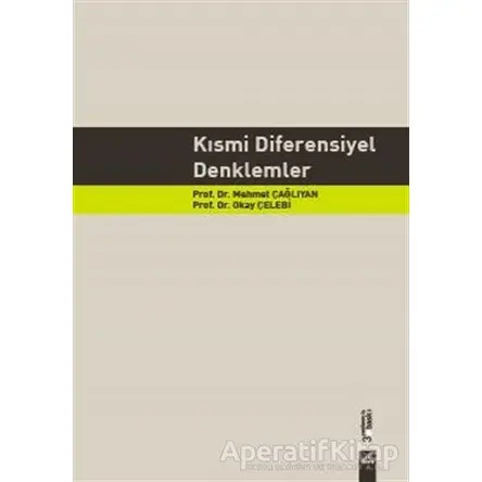 Kısmi Diferensiyel Denklemler - Mehmet Çağlıyan - Dora Basım Yayın