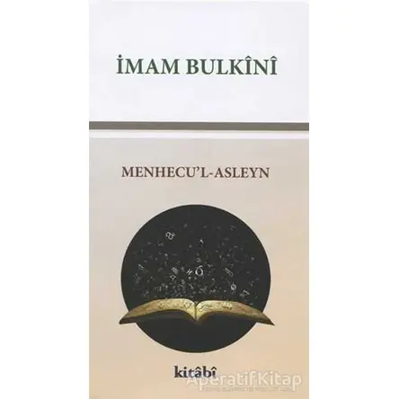 Menhecul-Asleyn - İmam Bulkini - Kitabi Yayınevi