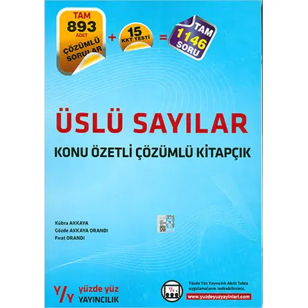 Üslü Sayılar Yüzdeyüz Yayınları